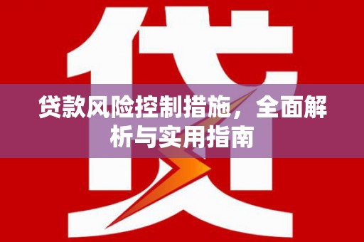 道县贷款风险控制措施，全面解析与实用指南