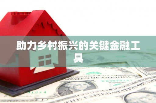 道县助力乡村振兴的关键金融工具