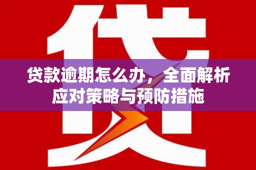 道县贷款逾期怎么办，全面解析应对策略与预防措施